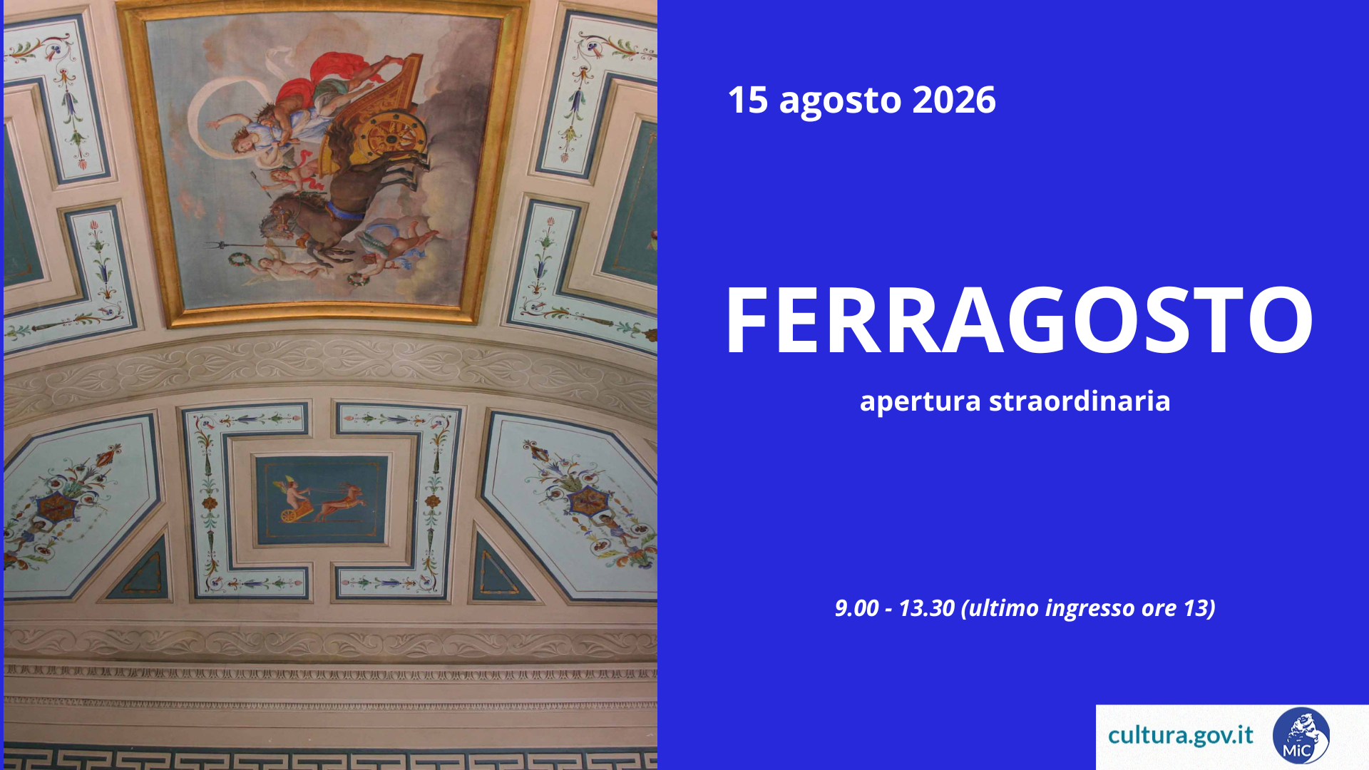 Ferragosto 2026 - Museo casa natale Gabriele d'Annunzio